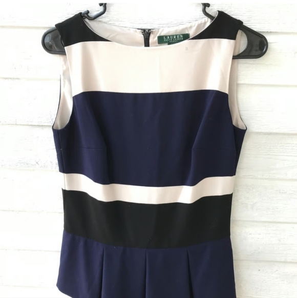 LAUREN Ralph Lauren sleeveless striped dress - Picture 3 of 6